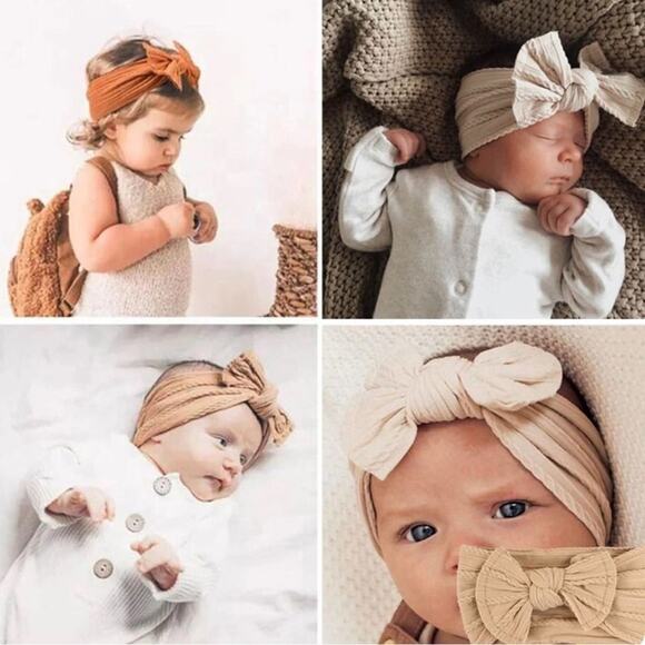 New baby, toddler girl 3 piece headbands - Picture 9 of 10